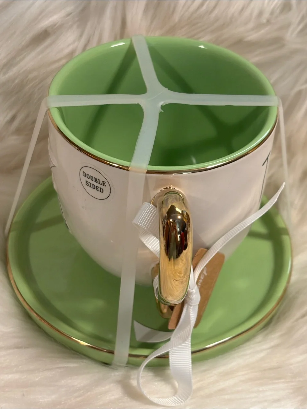 Rae Dunn New Disney Tinker Bell Tinkerbell Extra Large Cup and Saucer